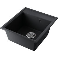 Кухонная мойка из искусственного камня Omoikiri Daisen 46-BL 4993614 (artgranit/черный) — 1