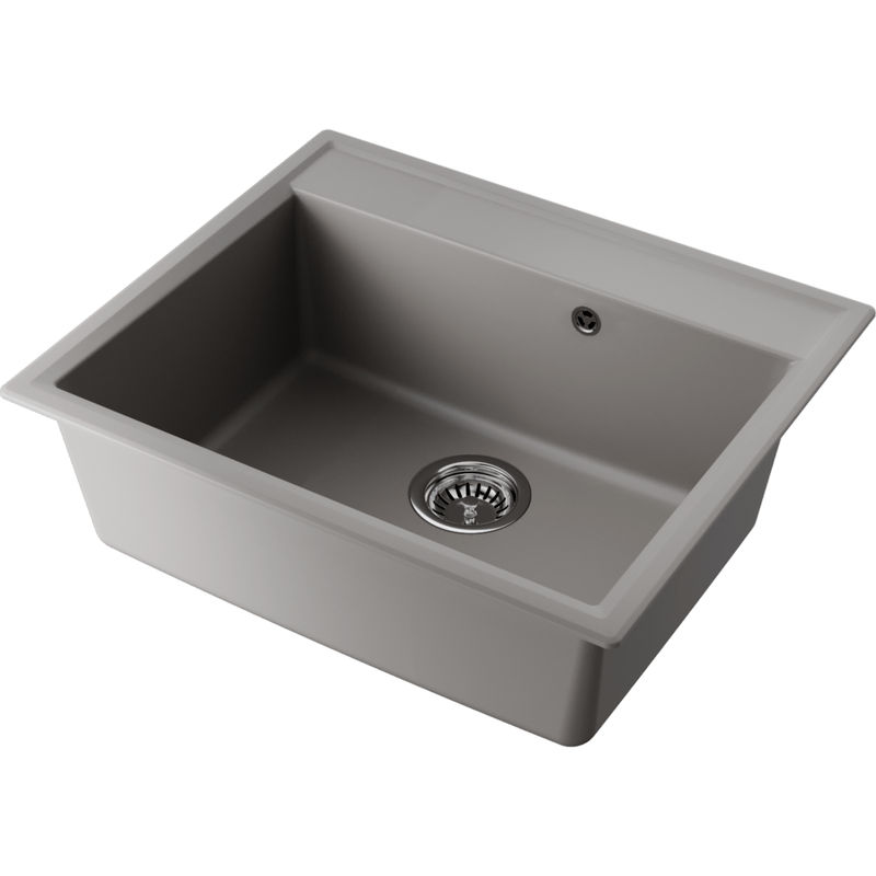 Кухонная мойка из искусственного камня Omoikiri Daisen 60-GR 4993620 (artgranit/leningrad grey)