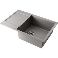 Кухонная мойка из искусственного камня Omoikiri Daisen 78-LB-GR 4993690 (artgranit/leningrad grey) — 1