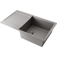 Кухонная мойка из искусственного камня Omoikiri Daisen 86-GR 4993698 (artgranit/leningrad grey) — 1