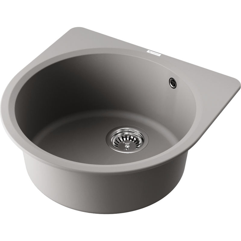 Кухонная мойка из искусственного камня Omoikiri Akegata 51-GR 4993756 (artgranit/leningrad grey)