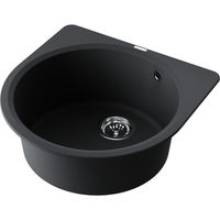 Кухонная мойка из искусственного камня Omoikiri Akegata 51-BL 4993758 (artgranit/черный) — 1