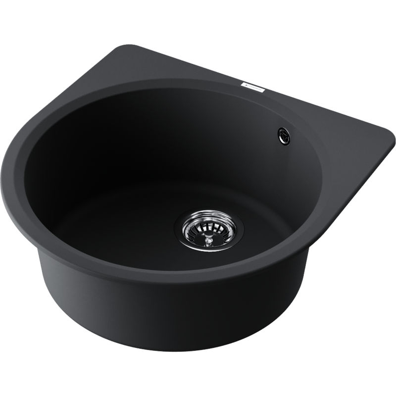 Кухонная мойка из искусственного камня Omoikiri Akegata 51-BL 4993758 (artgranit/черный)