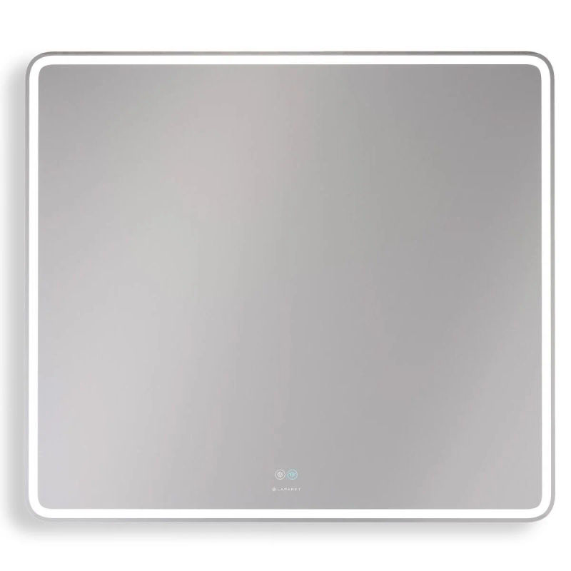 Зеркало Laparet Optimum 90х80 влагостойкое, подсветка, диммер и антизапотевание