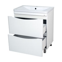 Тумба под раковину Misty Атлантик 70 напольная с 2 ящ. П-Атл-01070-0112Я — 3