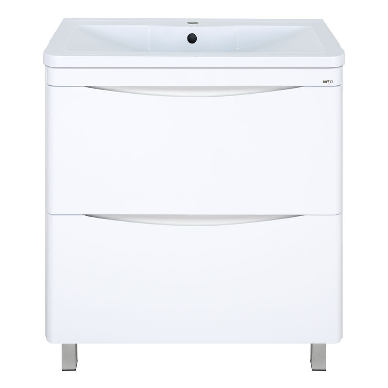 Тумба под раковину Misty Атлантик 80 напольная с 2 ящ. П-Атл-01080-0112Я