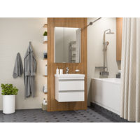 Тумба под раковину Misty Ингрид 60 подвесная с 2 ящ. П-Инг-01060-011П2Я — 5