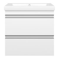 Тумба под раковину Misty Ингрид 60 подвесная с 2 ящ. П-Инг-01060-011П2Я — 2