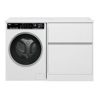 Тумба под раковину Misty Ингрид 70 под стиральную машину напольная / П-Инг01070-012Я белая — 4