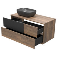 Тумба под раковину Misty Коломбо 100 подвесная 2 ящ. лев. П-Кол-01100-074ПЛ — 5