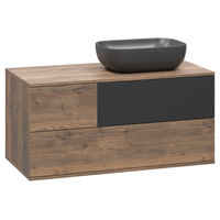 Тумба под раковину Misty Коломбо 100 подвесная 2 ящ. прав. П-Кол-01100-074ПП — 1