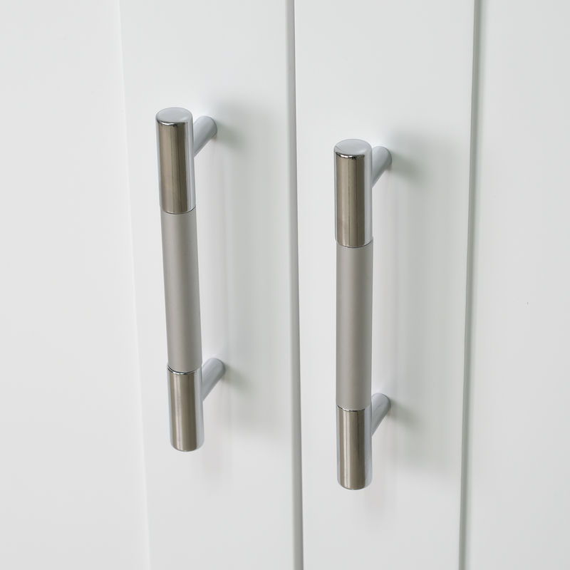 Тумба под раковину Misty Купер 90 напольная с Б/К левая / П-Куп01090-012БкЛ белая