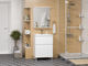 Лаки - 60 Тумба напольная  с 2 ящ., белая эмаль