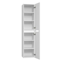 Шкаф-пенал для ванной Misty Роял 35 универсальный / П-Роя-01035-011П белая матовая эмаль — 6