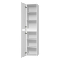 Шкаф-пенал для ванной Misty Роял 35 универсальный / П-Роя-01035-011П белая матовая эмаль — 5