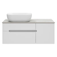 Тумба под раковину Роял 100 подвесная с 2 ящ. 1 дв. / П-Роя-01100-011П2Я белый — 2