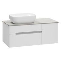 Тумба под раковину Роял 100 подвесная с 2 ящ. 1 дв. / П-Роя-01100-011П2Я белый — 5