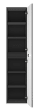 Роял - 35 Пенал подвесной, универсальный, черная матовая эмаль