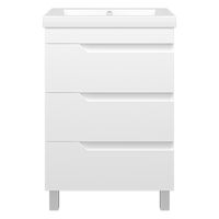 Тумба под раковину Софт 60 напольная с 3 ящ. / П-Соф-01060-0113Я эмаль — 2