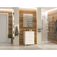 Тумба под раковину Софт 60 напольная с 3 ящ. / П-Соф-01060-0113Я эмаль — 5