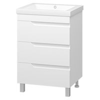 Тумба под раковину Софт 60 напольная с 3 ящ. / П-Соф-01060-0113Я эмаль — 1