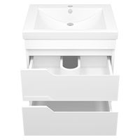 Тумба под раковину Софт 60 подвесная с 2 ящ. / П-Соф-01060-011П2Я эмаль — 4