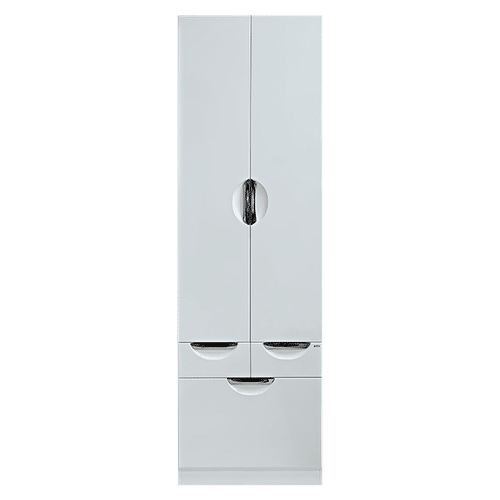 Шкаф-пенал для ванной Misty Орхидея 60 + Б/К с 2 ящ. / П-Жас05060-011К2Я белая эмаль