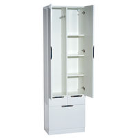 Шкаф-пенал для ванной Misty Орхидея 60 + Б/К с 2 ящ. / П-Жас05060-011К2Я белая эмаль — 8