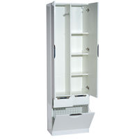 Шкаф-пенал для ванной Misty Орхидея 60 + Б/К с 2 ящ. / П-Жас05060-011К2Я белая эмаль — 6