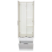 Шкаф-пенал для ванной Misty Орхидея 60 + Б/К с 2 ящ. / П-Жас05060-011К2Я белая эмаль — 2