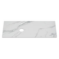 Столешница для ванной Brevita Pallisandro 120 см керамогранит / PA01-120 серый — 2