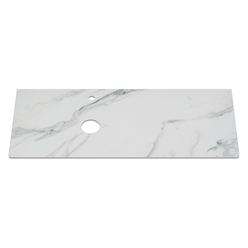 Столешница для ванной Brevita Pallisandro 120 см керамогранит / PA01-120 серый