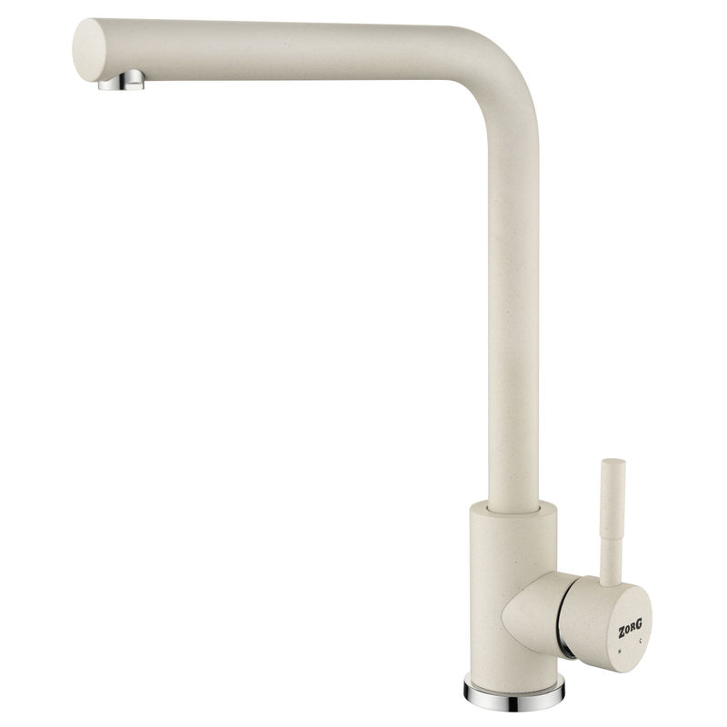 Смеситель для кухни ZorG PITATIA белый камень