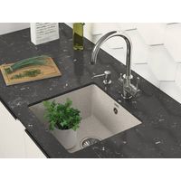 Кухонная мойка из искусственного камня Paulmark Gera 50 из искусственного гранита PM104546-BE бежевый 450х460 мм — 3