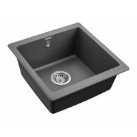 Кухонная мойка из искусственного камня Paulmark Gera 50 из искусственного гранита PM104546-DG графит 450х460 мм — 2