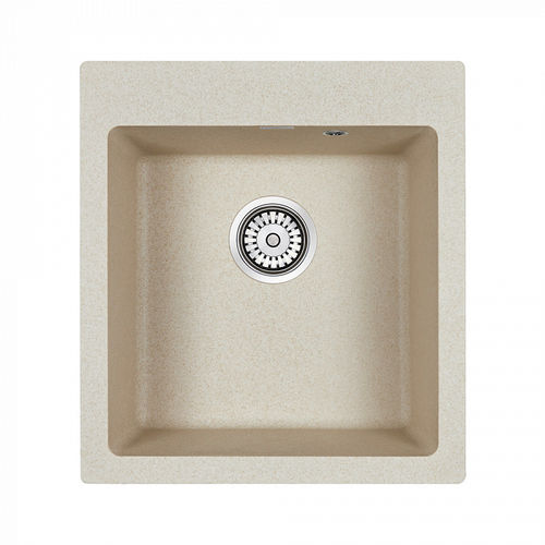 Кухонная мойка из искусственного камня Paulmark Kante 45 из искусственного гранита PM104651-BE бежевый 460х510 мм