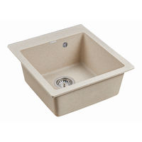 Кухонная мойка из искусственного камня Paulmark Kante 45 из искусственного гранита PM104651-BE бежевый 460х510 мм — 2