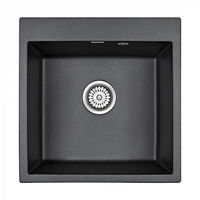 Кухонная мойка из искусственного камня Paulmark Kante 50 из искусственного гранита PM105152-BL черный 510х520 мм — 1