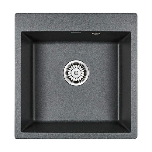 Кухонная мойка из искусственного камня Paulmark Kante 50 из искусственного гранита PM105152-DG графит 510х520 мм