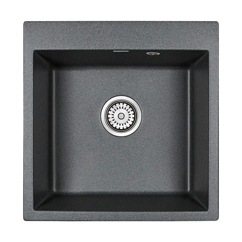 Кухонная мойка из искусственного камня Paulmark Kante 50 из искусственного гранита PM105152-DG графит 510х520 мм