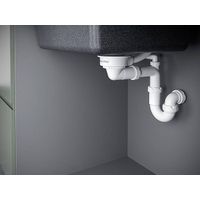 Кухонная мойка из искусственного камня Paulmark Stepia 80 из искусственного гранита PM117551-BLM черный металлик 750х510 мм — 3