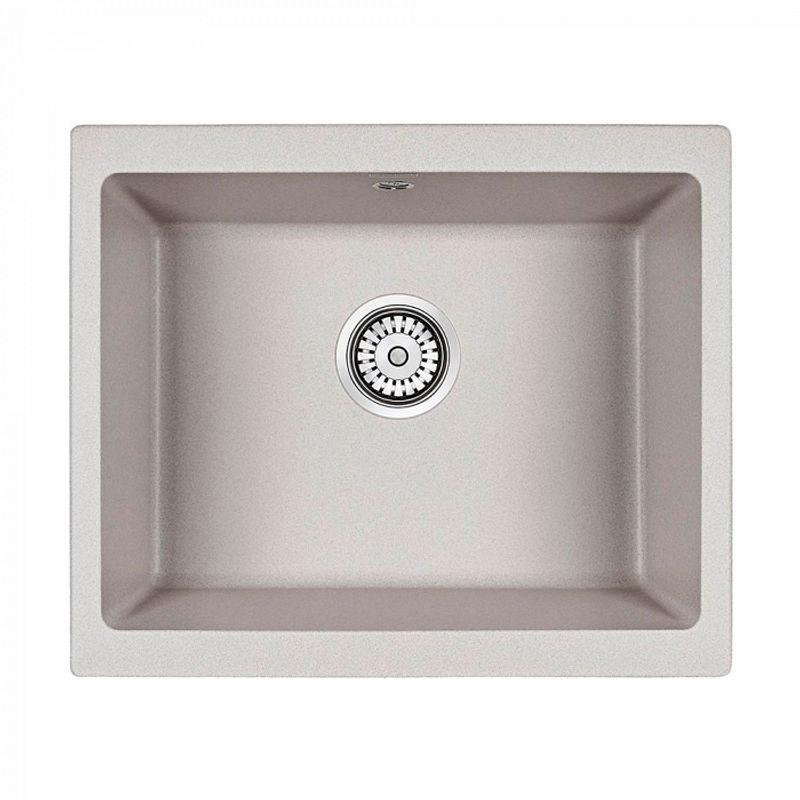 Кухонная мойка из искусственного камня Paulmark Gera 60 из искусственного гранита PM205546-GR серый 555х460 мм