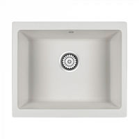 Кухонная мойка из искусственного камня Paulmark Gera 60 из искусственного гранита PM205546-WH белый 555х460 мм — 1