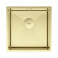 Кухонная мойка из нержавеющей стали Paulmark Next 44 Uni PM214444-LG светлое золото 440х440 мм — 1