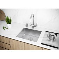 Кухонная мойка из нержавеющей стали Paulmark Next 48 Uni PM214844-BS брашированная нержавеющая сталь 480х440 мм — 5