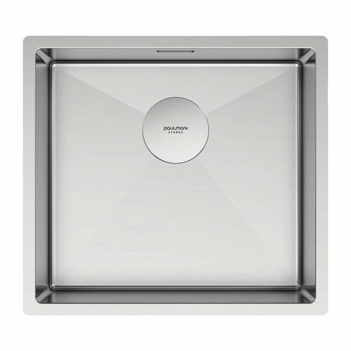 Кухонная мойка из нержавеющей стали Paulmark Next 48 Uni PM214844-BS брашированная нержавеющая сталь 480х440 мм