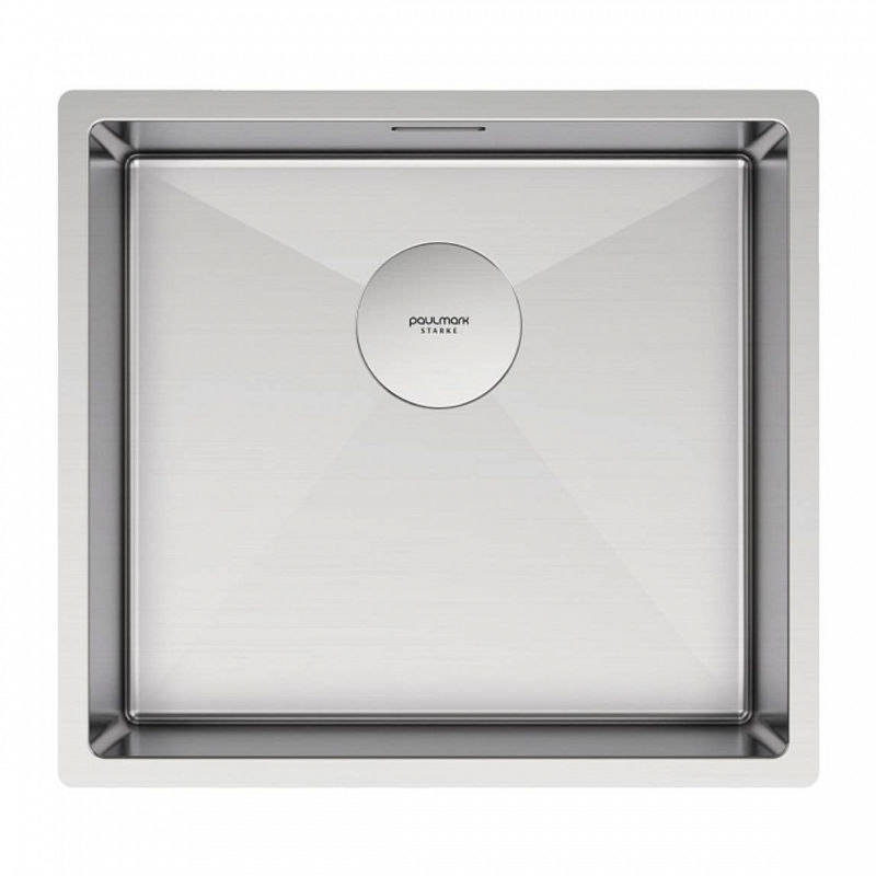 Кухонная мойка из нержавеющей стали Paulmark Next 48 Uni PM214844-BS брашированная нержавеющая сталь 480х440 мм