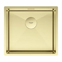 Кухонная мойка из нержавеющей стали Paulmark Next 48 Uni PM214844-LG светлое золото 480х440 мм — 1