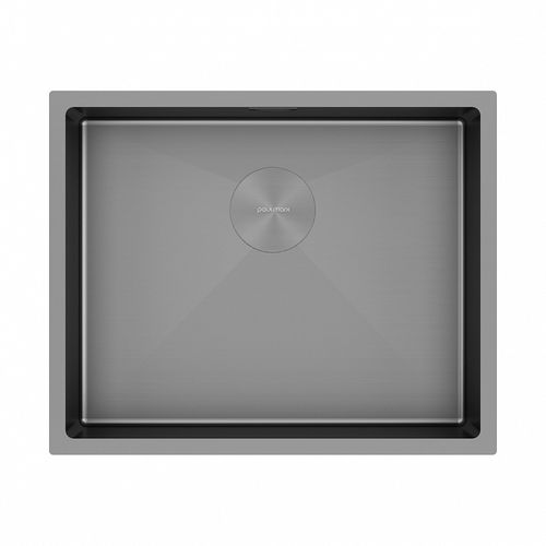 Кухонная мойка из нержавеющей стали Paulmark Next 54 Uni PM215444-MG матовый серый 540х440 мм