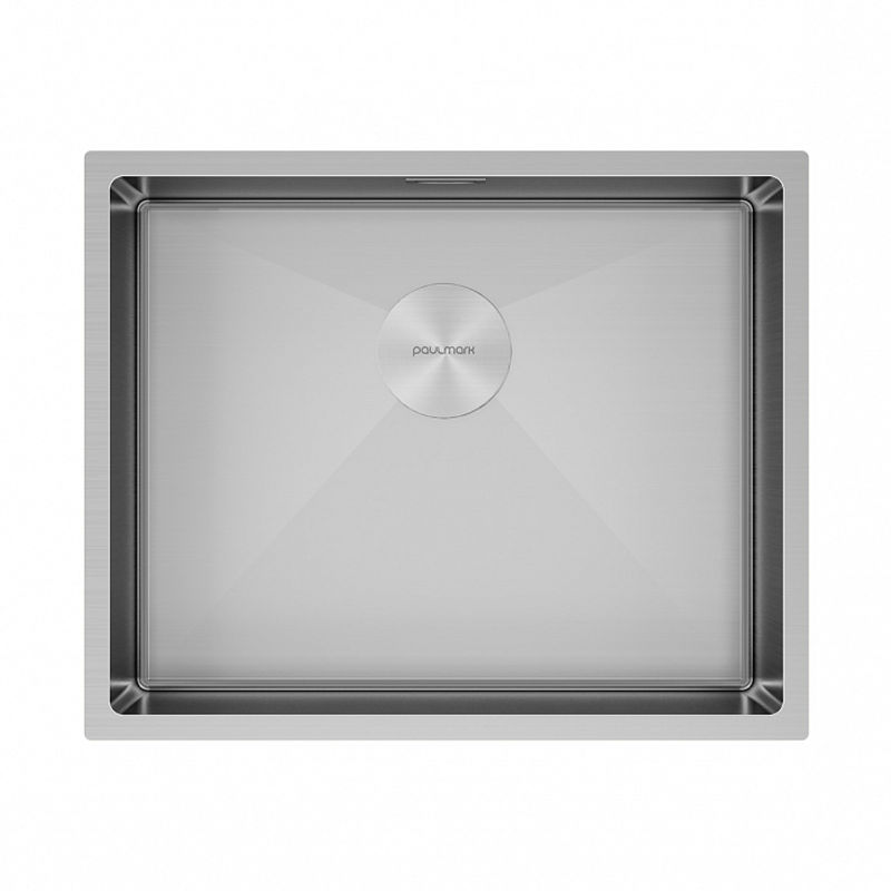 Кухонная мойка из нержавеющей стали Paulmark Next 58 Uni PM215844-BS брашированная нержавеющая сталь 580х440 мм